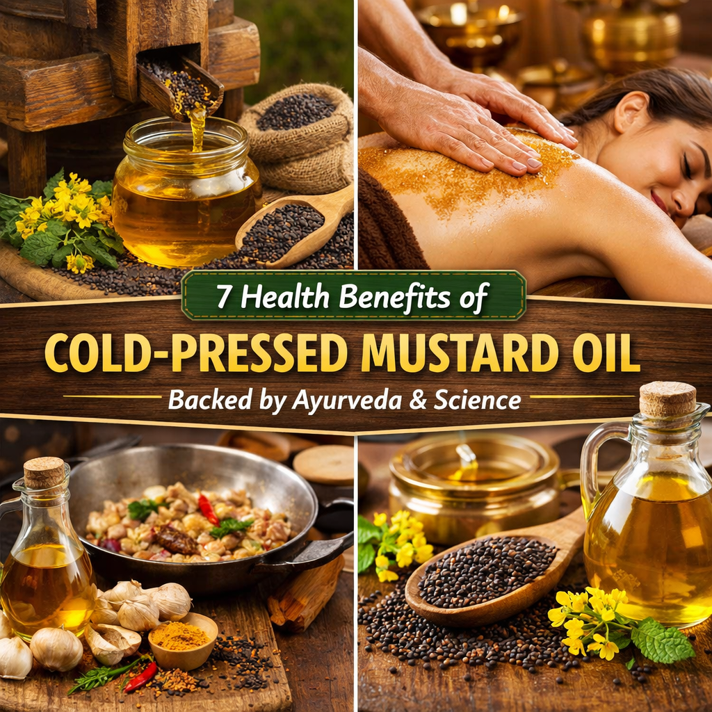 7 Health Benefits of Cold-Pressed Mustard Oil Backed by Ayurveda & Science